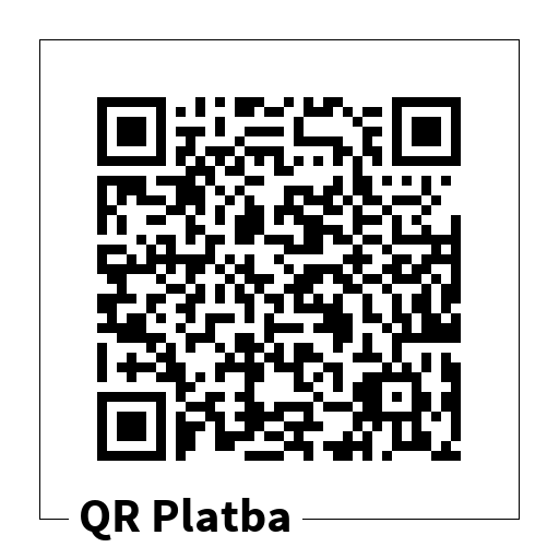 QR kód pro platbu 500 Kč